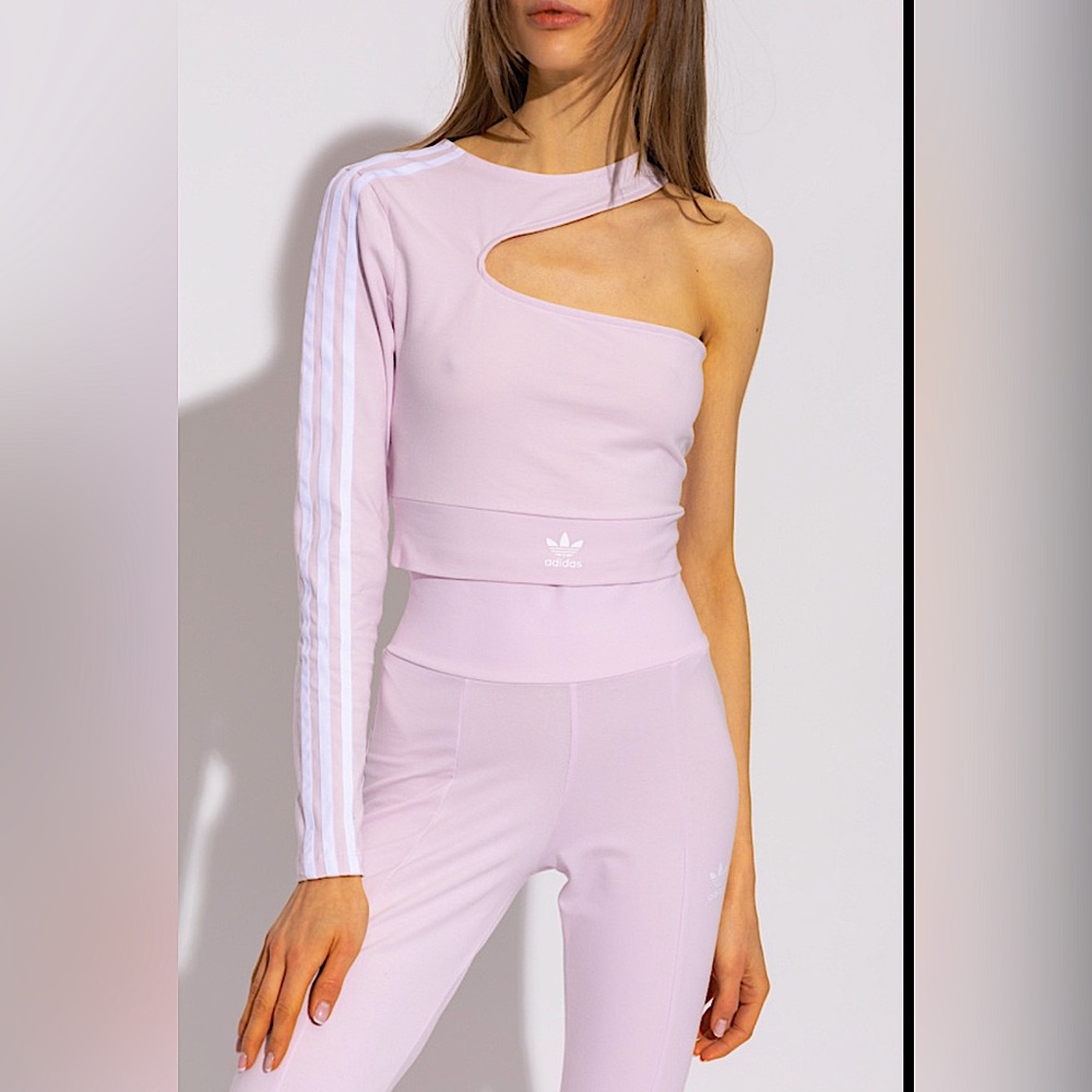 NWT Adidas Cut Out Crop Top Size M